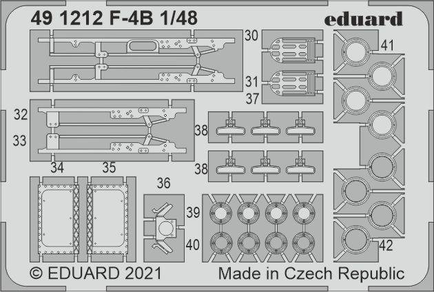 1:48 Eduard 491212 Accessoires for F-4B - Tamiya - Edu491212 xs 2 - EDU491212-XS