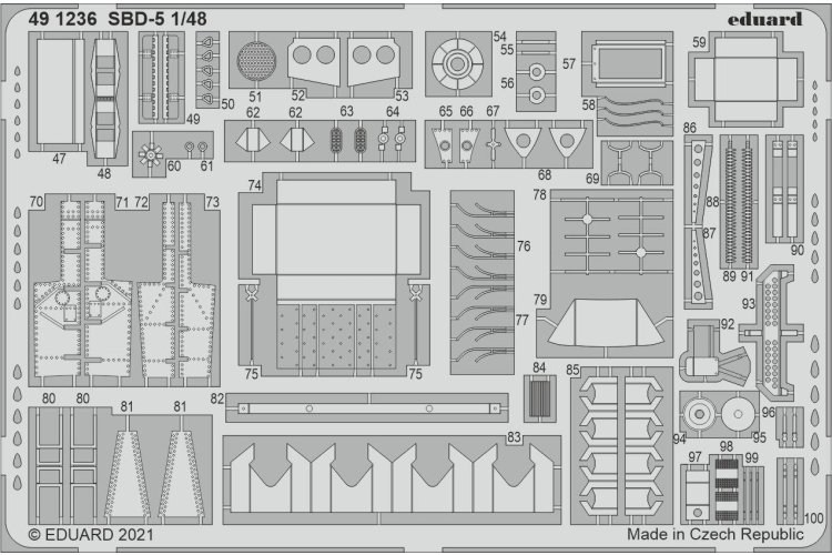 1:48 Eduard 491236 Accessoires for SBD-5 - Revell - Edu491236 xs 2 - EDU491236-XS