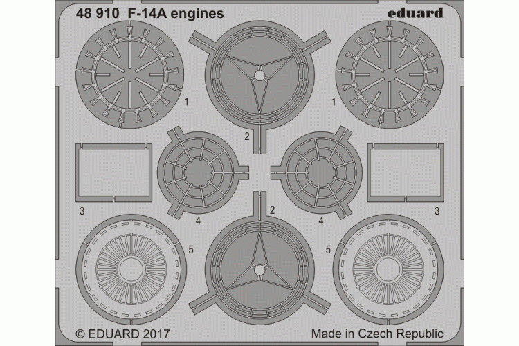 1:48 Eduard BIG49318 Accessoires for F-14A late - Tamiya - Edu49318 1 - EDUBIG49318-XS