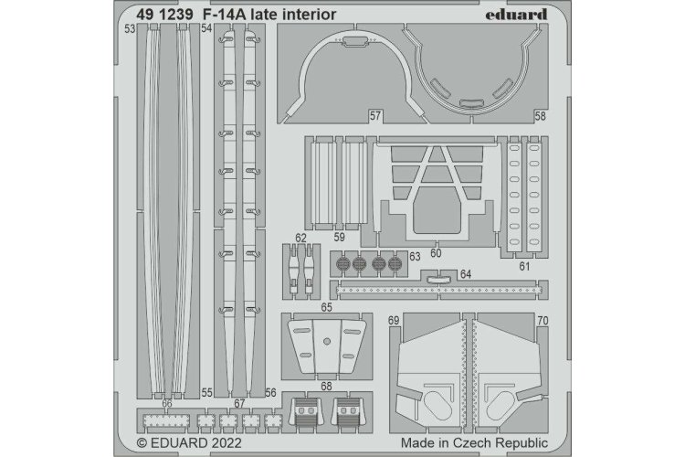 1:48 Eduard BIG49318 Accessoires for F-14A late - Tamiya - Edu49318 5 - EDUBIG49318-XS