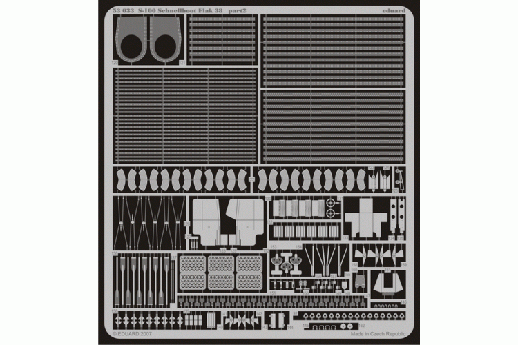1:72 Eduard 53033 Accessoires for S-100 Schnellboot Flak 38 20mm - Revell - Edu53033 2 - EDU53033-XS