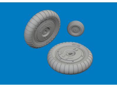 1:24 Eduard 624008 Wielenset 3D-Print voor Messerschmitt Bf 109 G-5/G-6 - Airfix - Edu624008 xs 1 - EDU624008-XS