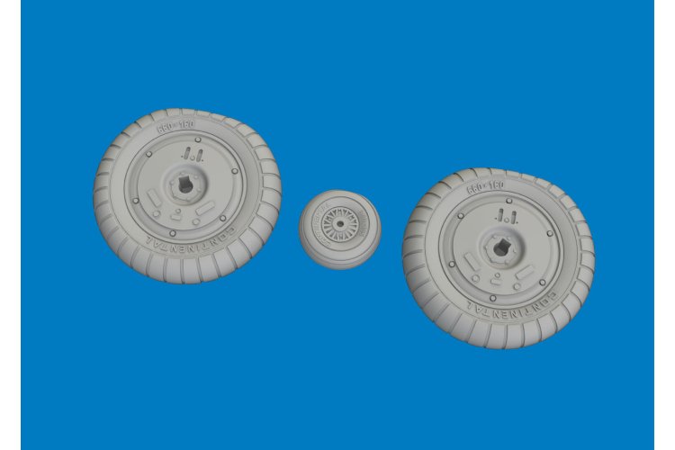 1:24 Eduard 624008 Wielenset 3D-Print voor Messerschmitt Bf 109 G-5/G-6 - Airfix - Edu624008 xs 2 - EDU624008-XS