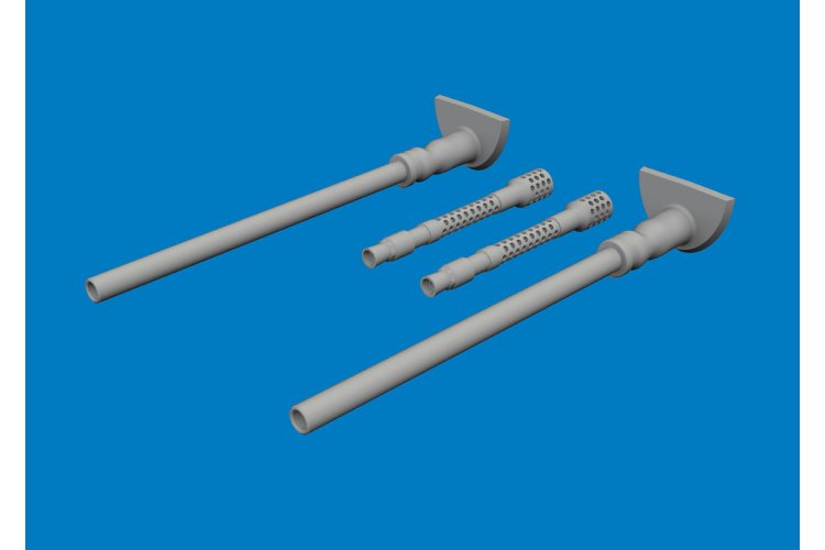 1:24 Eduard 624010 Wapenlopen 3D-Print voor Messerschmitt Bf 109 G-5/G-6 - Airfix - Edu624010 xs 1 - EDU624010-XS