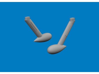 1:24 Eduard 624013 Balansgewichten 3D-Print voor Messerschmitt Bf 109 G - Airfix - Edu624013 xs 1 - EDU624013-XS