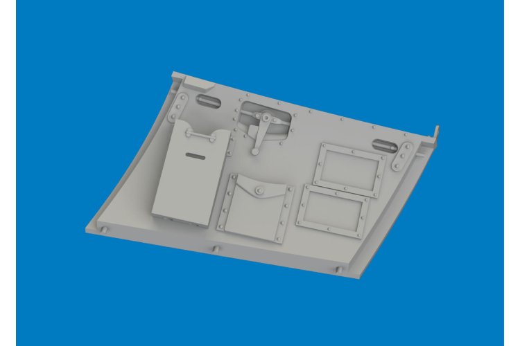 1:32 Eduard 632209 PRINT - Cockpitdeur voor Hurricane Mk.II - Revell - Edu632209 xs 2 - EDU632209-XS