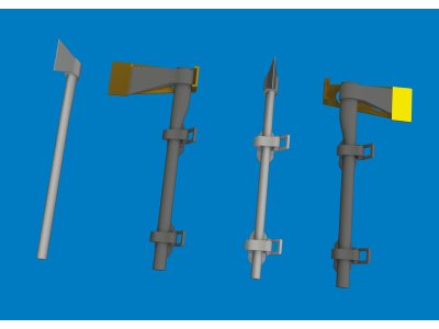 1:48 Eduard 635046 PRINT - German Axes WWII - Edu635046 xs 1 - EDU635046-XS