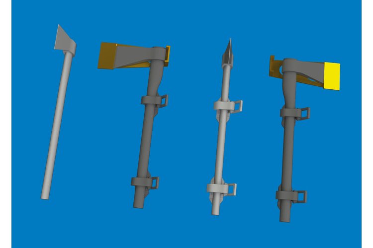 1:48 Eduard 635046 PRINT - German Axes WWII - Edu635046 xs 1 - EDU635046-XS
