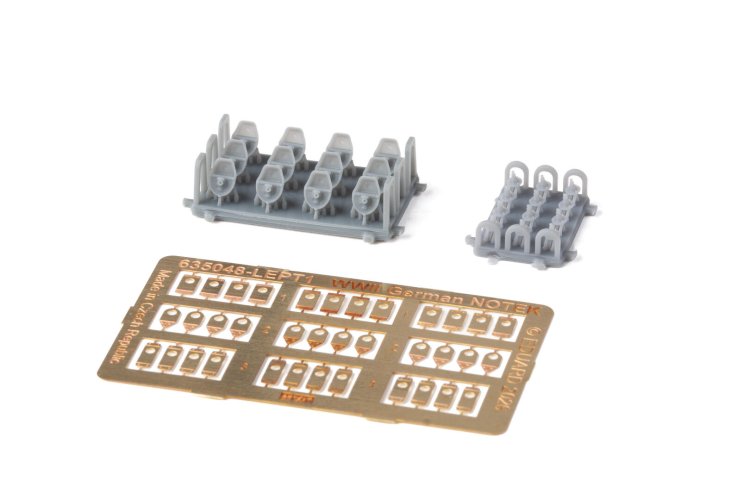 1:48 Eduard 635048 PRINT - German Notek Headlights WWII - 12 Pieces - Edu635048 xs 4 - EDU635048-XS