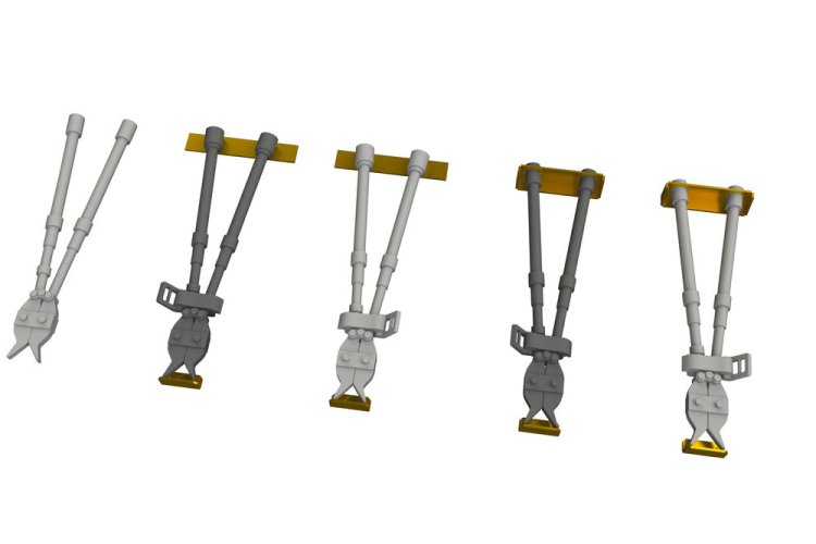 1:48 Eduard 635051 PRINT - German Wire Cutters WWII - 5 Pieces - Edu635051 xs 1 - EDU635051-XS