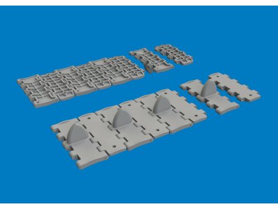 1:35 Eduard 635062 PRINT - Track Set for T-34 Waffle - Tamiya - Edu635062 xs 1 - EDU635062-XS