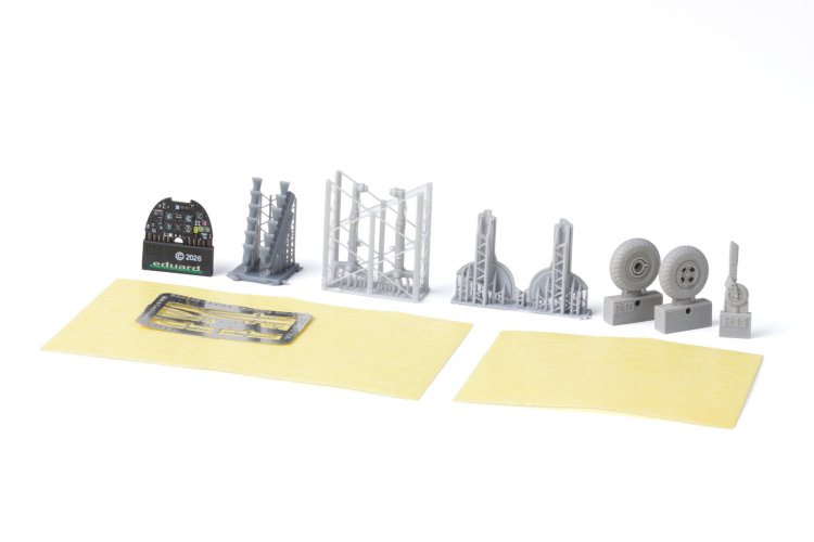 1:48 Eduard 644357 L&ouml;&ouml;Kplus for Supermarine Spitfire Mk.IXe with Fishtail Exhausts - Airfix - Edu644357 xs 1 - EDU644357-XS