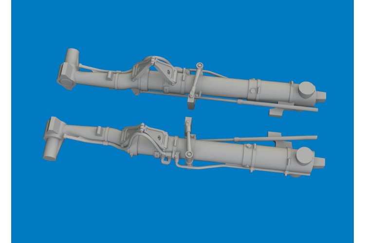 1:48 Eduard 6481157 PRINT &ndash; Landing Gear Legs for P-47D Razorback &ndash; MiniArt - Edu6481157 xs 1 - EDU6481157-XS