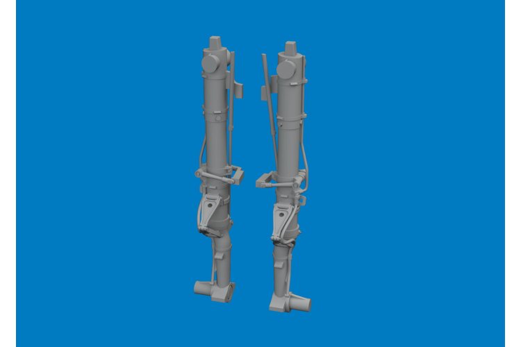 1:48 Eduard 6481157 PRINT &ndash; Landing Gear Legs for P-47D Razorback &ndash; MiniArt - Edu6481157 xs 2 - EDU6481157-XS