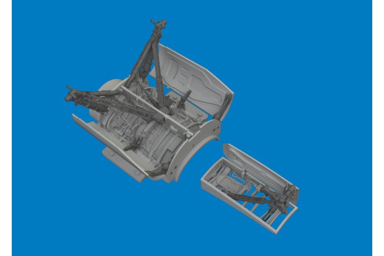 1:48 Eduard 6481167 PRINT - Wielkasten en Standaard Steunpoten voor Lockheed Martin F-16C - Tamiya - Edu6481167 xs 1 - EDU6481167-XS