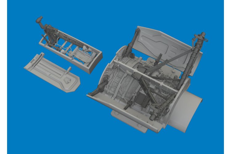 1:48 Eduard 6481167 PRINT - Wielkasten en Standaard Steunpoten voor Lockheed Martin F-16C - Tamiya - Edu6481167 xs 2 - EDU6481167-XS