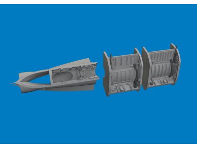 1:48 Eduard 6481172 PRINT - Wheel Bays for Mikoyan-Gurevich MiG-21F - Eduard - Edu6481172 xs 1 - EDU6481172-XS