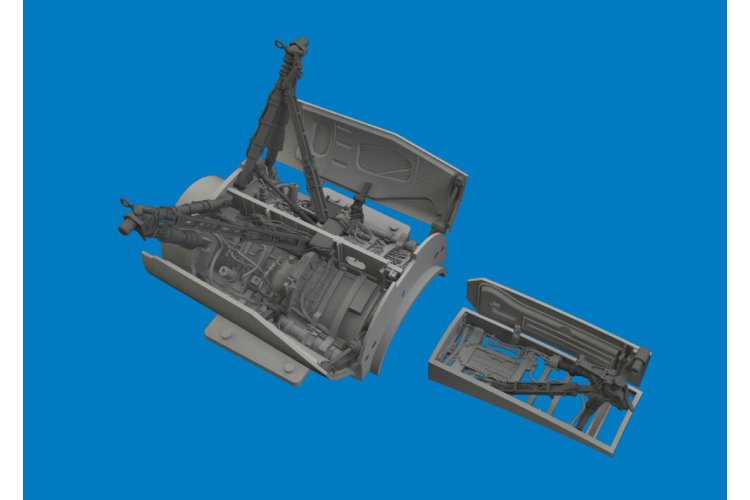 1:48 Eduard 6481188 PRINT - Zwaar Uitgevoerde Wielkasten en Poten voor Lockheed Martin F-16C - Tamiya - Edu6481188 xs 3 - EDU6481188-XS