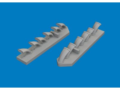 1:48 Eduard 6481199 PRINT - Uitlaatpijpen voor Focke-Wulf Fw-190D-9 - MiniArt - Edu6481199 xs 1 - EDU6481199-XS