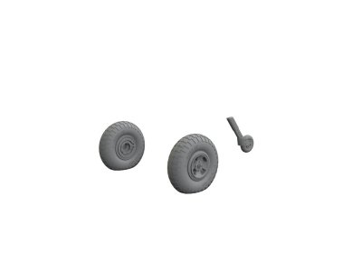 1:48 Eduard 6481206 Wheel Set for Supermarine Spitfire Mk.IX - Airfix - Edu6481206 xs 1 - EDU6481206-XS