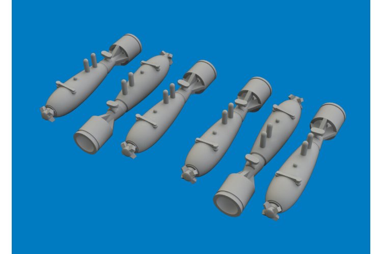 1:48 Eduard 6481213 PRINT - 40lb Fragmentatiebommen voor Curtiss P-40 - Edu6481213 xs 2 - EDU6481213-XS