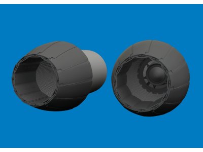 1:48 Eduard 6481218 PRINT - Exhaust Nozzles for F/A-18A/C Hornet - Kinetic - Edu6481218 xs 1 - EDU6481218-XS