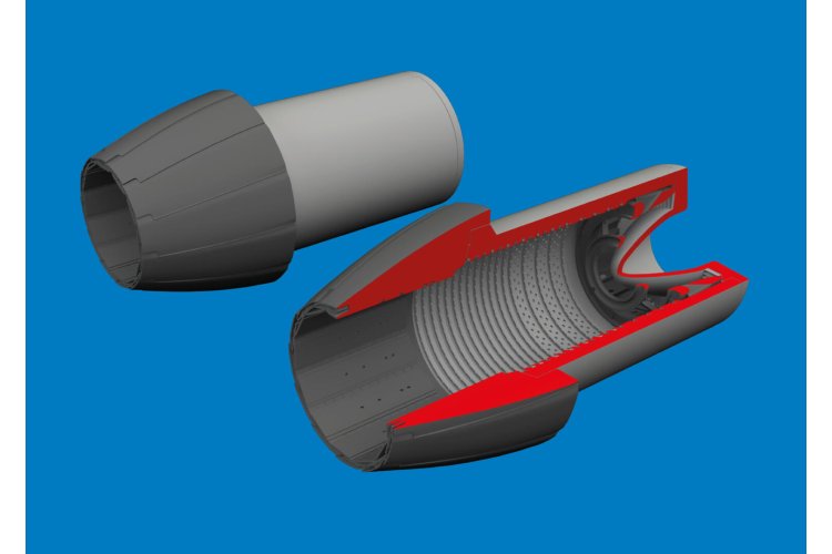 1:48 Eduard 6481218 PRINT - Exhaust Nozzles for F/A-18A/C Hornet - Kinetic - Edu6481218 xs 2 - EDU6481218-XS