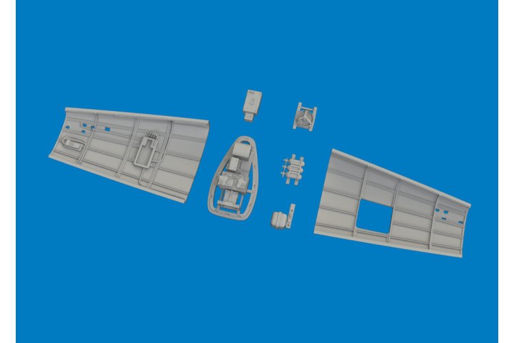1:48 Eduard 672457 PRINT &ndash; Radio Compartment for Messerschmitt Bf-109 K-4 - Edu672457 xs 2 - EDU672457-XS