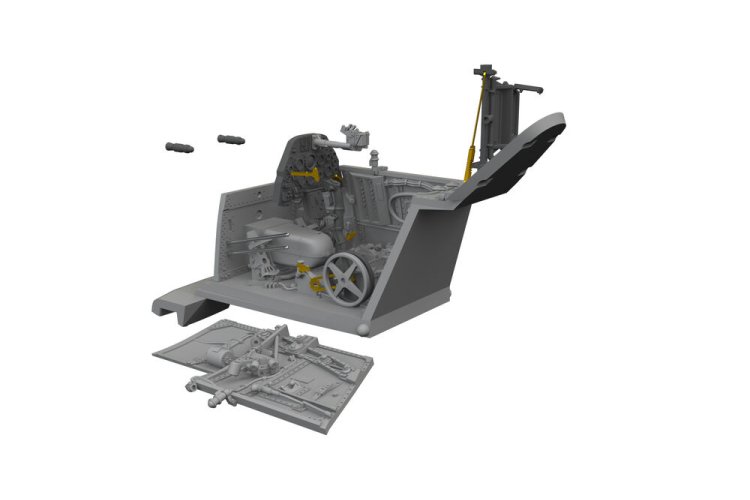 1:72 Eduard 672459 PRINT - Cockpit voor Messerschmitt Bf-109 K-4 - Edu672459 xs 1 - EDU672459-XS
