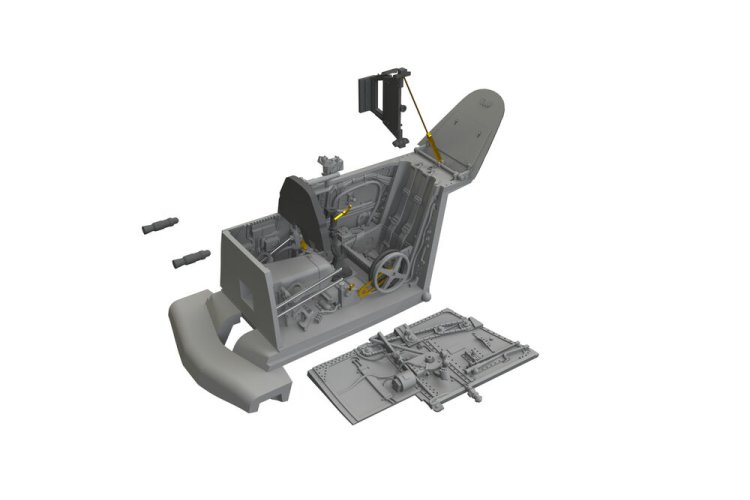 1:72 Eduard 672459 PRINT - Cockpit voor Messerschmitt Bf-109 K-4 - Edu672459 xs 2 - EDU672459-XS