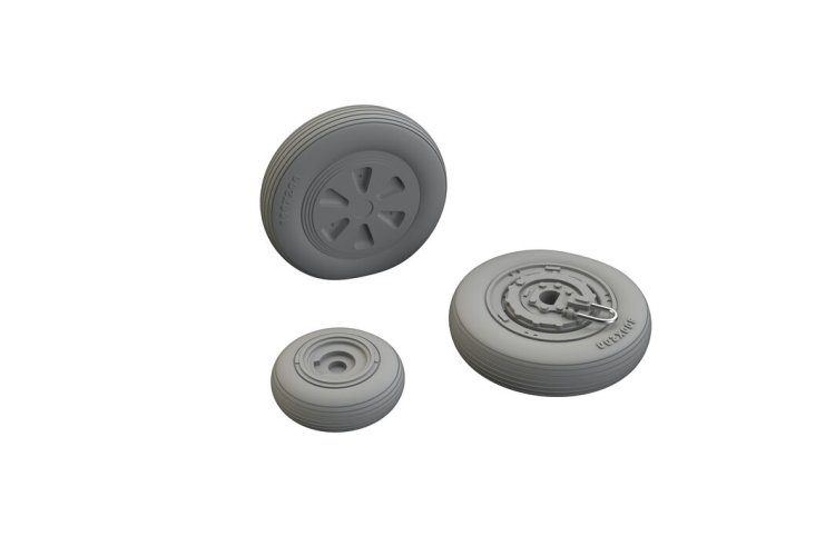 1:72 Eduard 672465 Accessoires Set - Wielenset voor Mikoyan-Gurevich MiG-21 R - Eduard - Edu672465 xs 1 - EDU672465-XS
