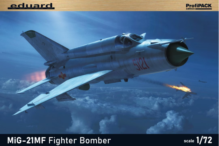 1:72 Eduard 70142 MiG-21MF Fighter-Bomber - ProfiPack - Edu70142 2 - EDU70142