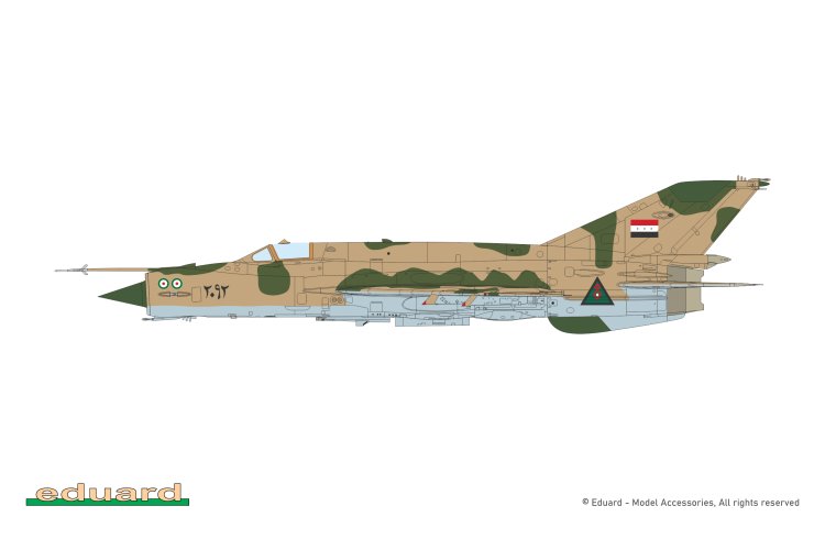 1:72 Eduard 70146 Mikoyan-Gurevich MiG-21bis Fishbed L/N - ProfiPACK Edition - Sovjet Straaljager - Edu70146 13 - EDU70146