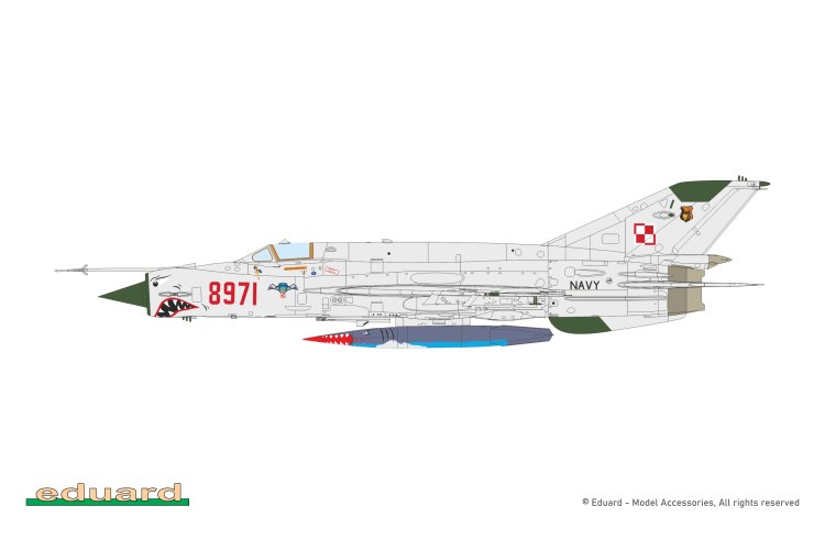 1:72 Eduard 70146 Mikoyan-Gurevich MiG-21bis Fishbed L/N - ProfiPACK Edition - Sovjet Straaljager - Edu70146 14 - EDU70146