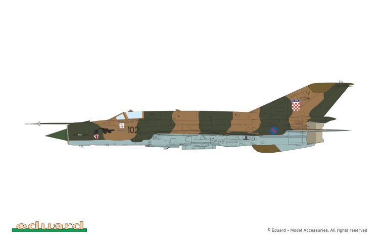 1:72 Eduard 70146 Mikoyan-Gurevich MiG-21bis Fishbed L/N - ProfiPACK Edition - Sovjet Straaljager - Edu70146 17 - EDU70146