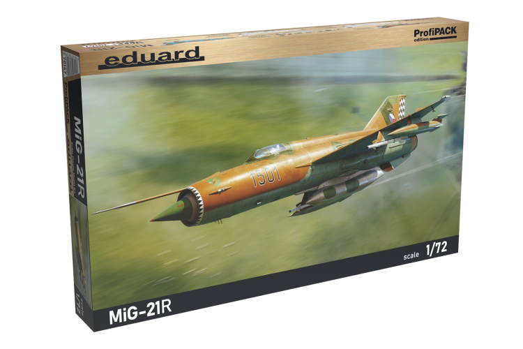 1:72 Eduard 70147 Mikoyan-Gurevich MiG-21R - ProfiPACK Edition - Sovjet Straaljager - Edu70147 1 - EDU70147