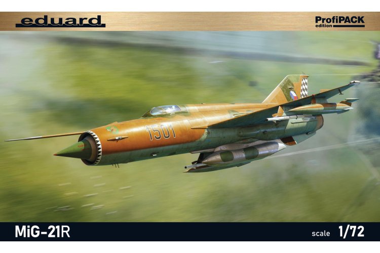 1:72 Eduard 70147 Mikoyan-Gurevich MiG-21R - ProfiPACK Edition - Sovjet Straaljager - Edu70147 2 - EDU70147