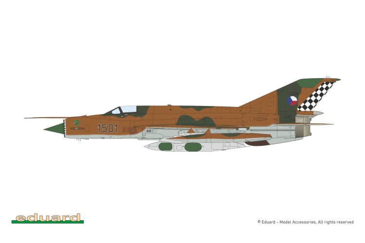 1:72 Eduard 70147 Mikoyan-Gurevich MiG-21R - ProfiPACK Edition - Sovjet Straaljager - Edu70147 3 - EDU70147