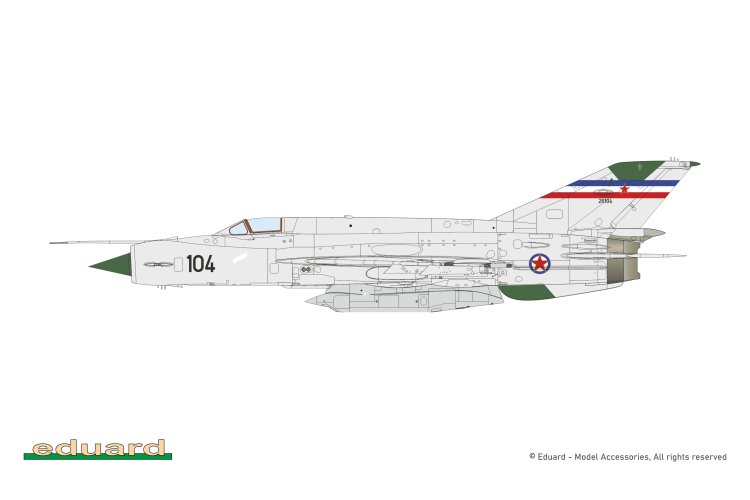 1:72 Eduard 70147 Mikoyan-Gurevich MiG-21R - ProfiPACK Edition - Sovjet Straaljager - Edu70147 4 - EDU70147