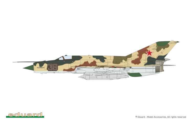 1:72 Eduard 70147 Mikoyan-Gurevich MiG-21R - ProfiPACK Edition - Sovjet Straaljager - Edu70147 5 - EDU70147