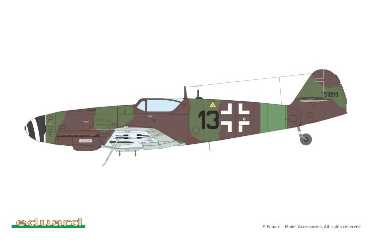 1:72 Eduard 70162 Messerschmitt Bf 109G-10 Erla ProfiPACK Edition - Propeller Aircraft - Edu70162 13 - EDU70162