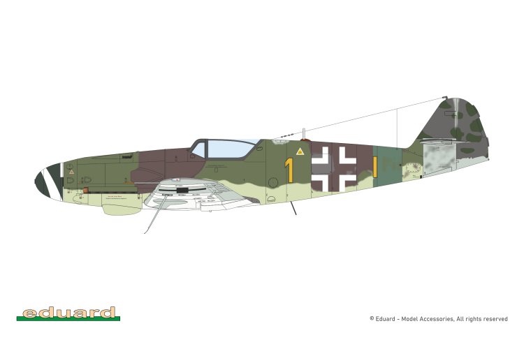 1:72 Eduard 70166 Messerschmitt Bf 109K-4 WWII - ProfiPACK Edition - Duits Jachtvliegtuig - Edu70166 13 - EDU70166