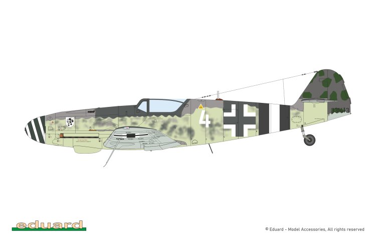 1:72 Eduard 70166 Messerschmitt Bf 109K-4 WWII - ProfiPACK Edition - Duits Jachtvliegtuig - Edu70166 14 - EDU70166