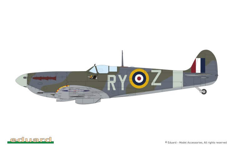 1:72 Eduard 70205 Supermarine Spitfire Mk.Vb Early &ndash; ProfiPACK Edition &ndash; British Propeller Aircraft - Edu70205 16 - EDU70205