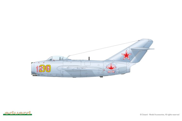 1:72 Eduard 7059 MiG-15bis &ndash; Soviet Fighter Aircraft - Edu7059 4 - EDU7059