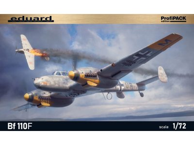 1:72 Eduard 7084 Messerschmitt Bf 110F WWII - ProfiPACK Edition - Duits Propellervliegtuig - Edu7084 1 - EDU7084