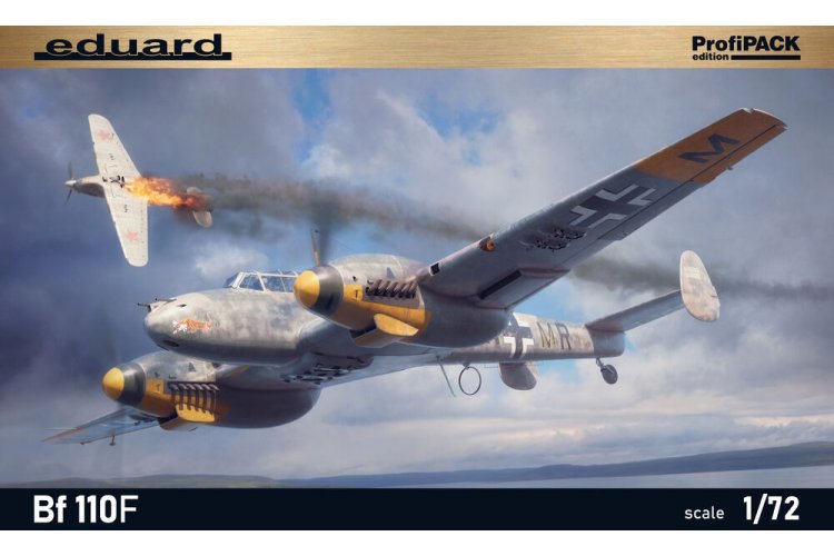 1:72 Eduard 7084 Messerschmitt Bf 110F WWII - ProfiPACK Edition - Duits Propellervliegtuig - Edu7084 1 - EDU7084