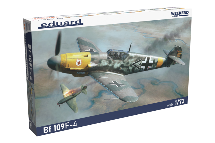 1:72 Eduard 7478 Messerschmitt Bf 109 F-4 - Weekend Edition - German Fighter Aircraft - Edu7478 1 - EDU7478
