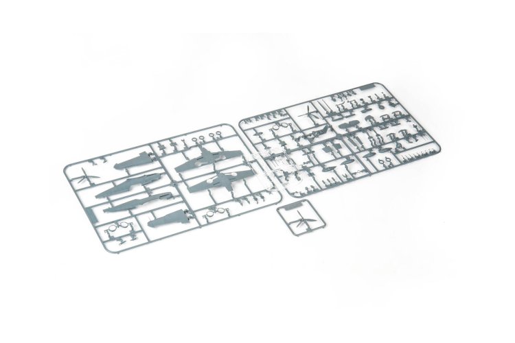 1:72 Eduard 7478 Messerschmitt Bf 109 F-4 - Weekend Edition - German Fighter Aircraft - Edu7478 4 - EDU7478