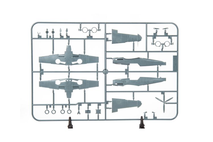 1:72 Eduard 7478 Messerschmitt Bf 109 F-4 - Weekend Edition - German Fighter Aircraft - Edu7478 7 - EDU7478